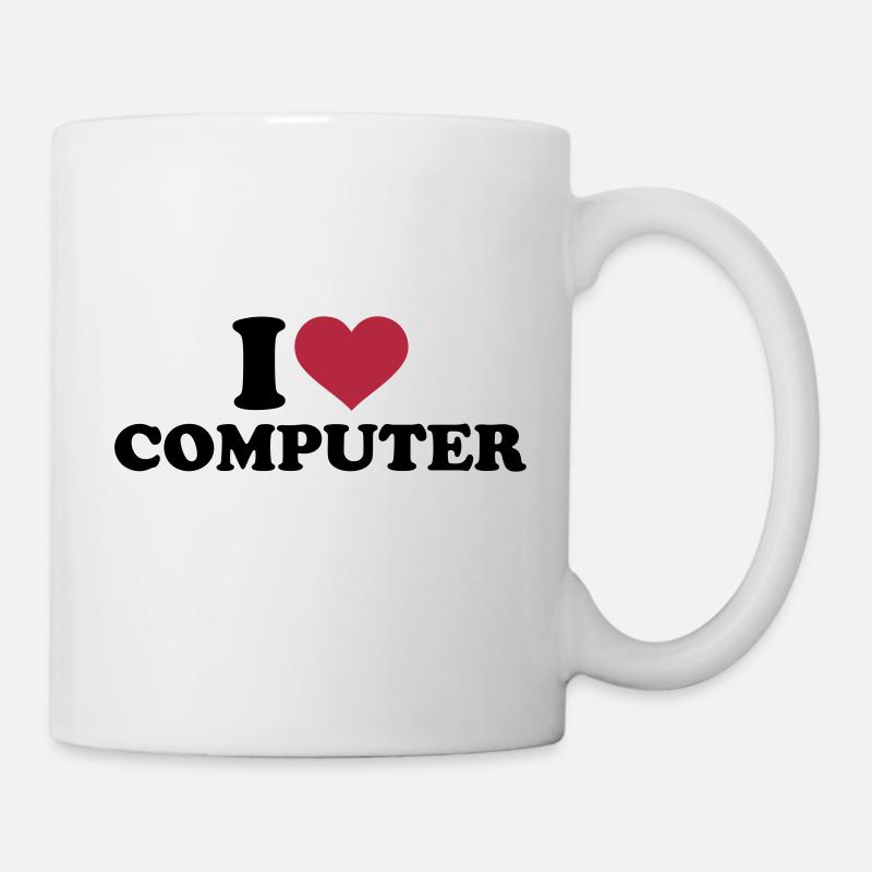 Computer - Tasse - Weiß