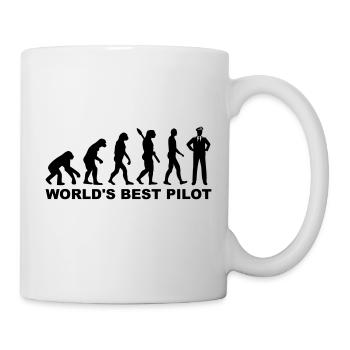 World's Best Pilot - Mug blanc - blanc - Droite