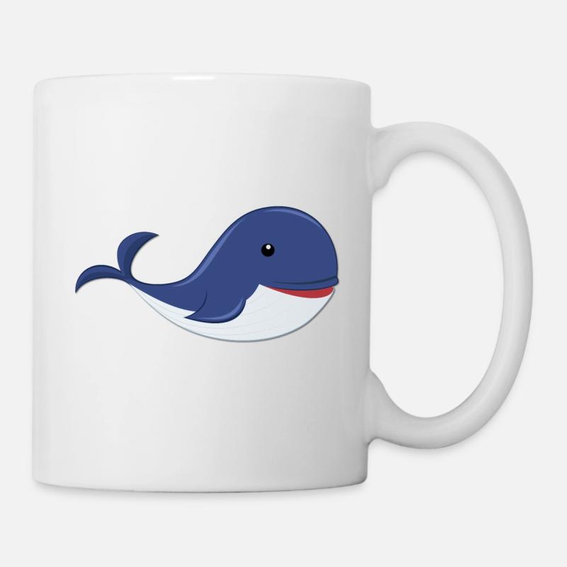 Baleine - Mug blanc - blanc