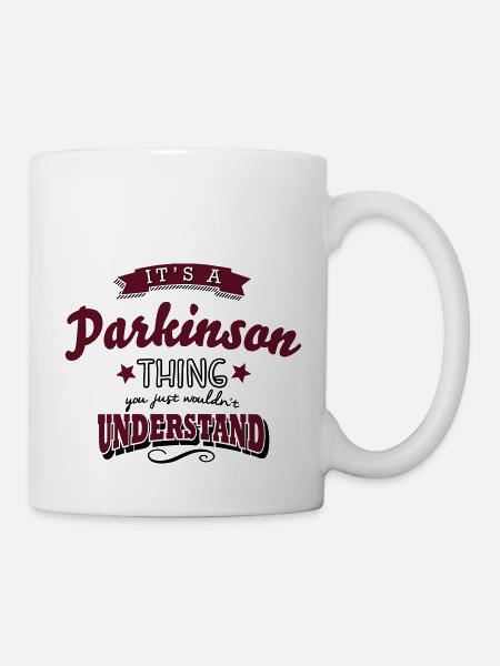 its a parkinson name surname thing - Mug - white