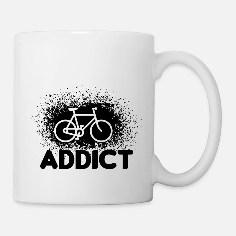 Bike Addict Spray - Mug blanc - blanc