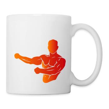Bodybuilding - Tasse - Weiß - Rechts
