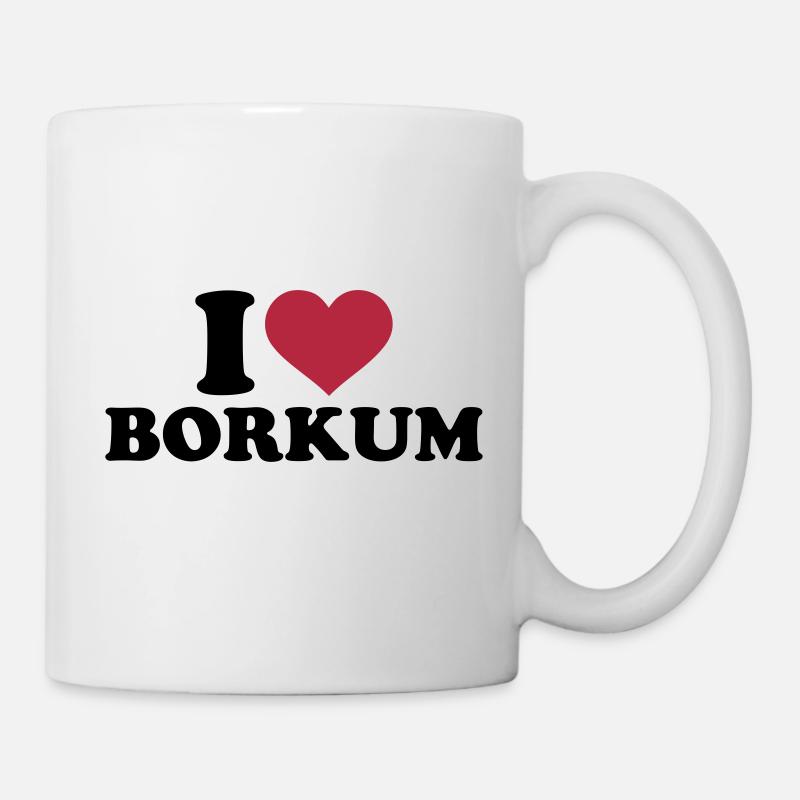 Borkum - Tasse - Weiß
