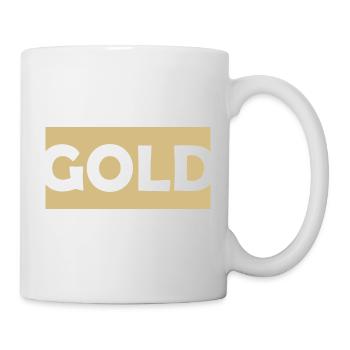 Gold - Tasse - Weiß - Rechts