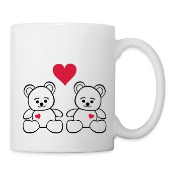 teddy_love - Mug blanc - blanc - Droite