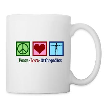 Peace Love Orthopedics - Mug - white - Right