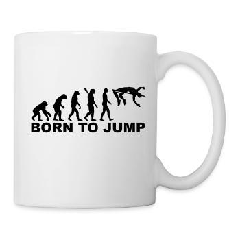 Hochsprung - Tasse - Weiß - Rechts