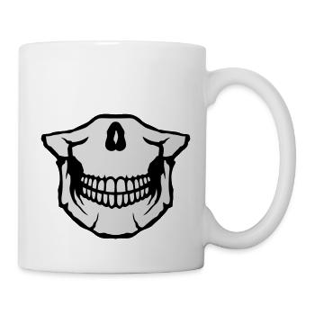 Low skull tooth 29 - Mug - white - Right