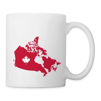 Kanada, Canada Map - Mug - white - Right