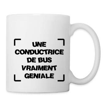 Bus / Conducteur / Chauffeur / Machiniste / Car - Mug blanc - blanc - Droite