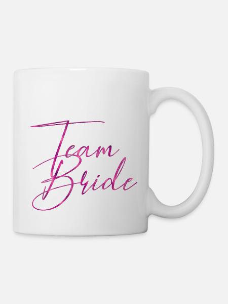 Team Braut - Tasse - Weiß