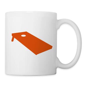 Cornhole - Tasse - Weiß - Rechts