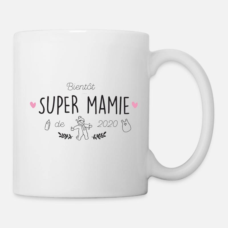 Bientot mamie - Mug blanc - blanc