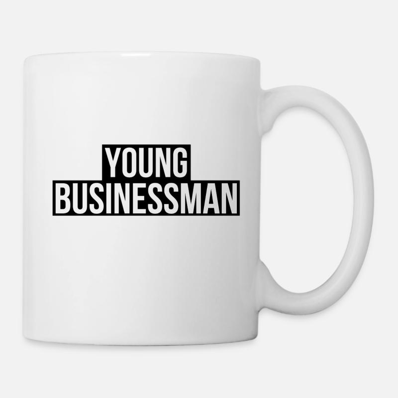 JUNGER GESCHÄFTSMANN - Tasse - Weiß