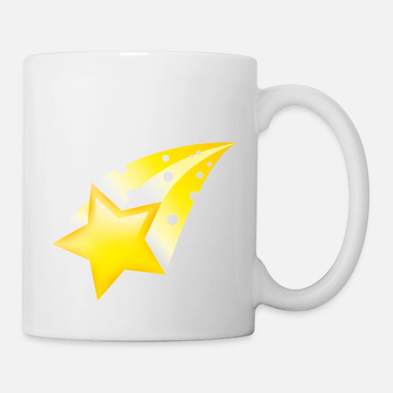 Smiley Falling Star - Tasse - Weiß