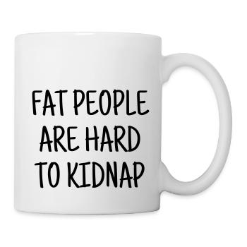 Fat - Chubby - Sport - Diet - Humor - Plump - Joke - Mug - white - Right