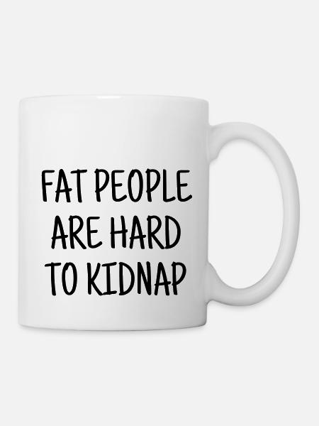 Gros / Grosse / Humour / Kilo / Drôle - Mug blanc - blanc