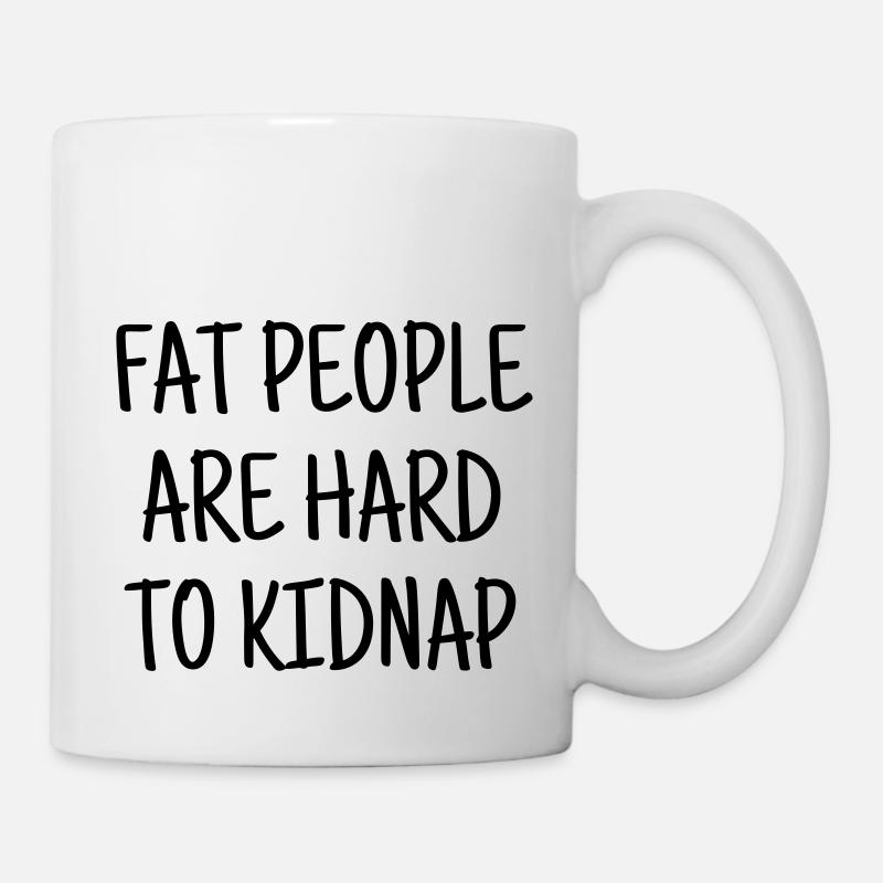 Gros / Grosse / Humour / Kilo / Drôle - Mug blanc - blanc
