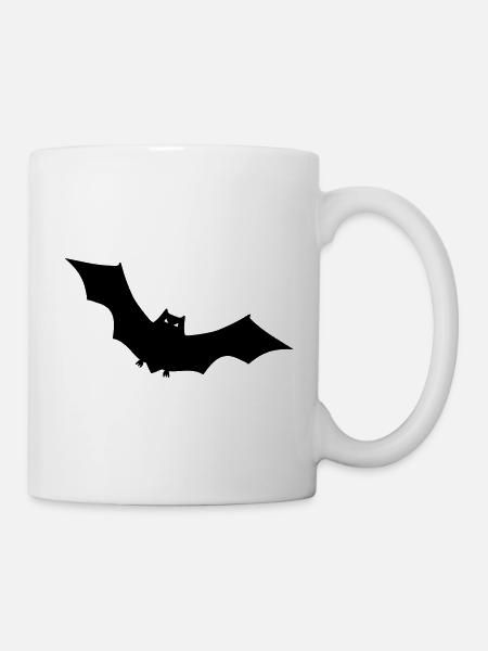 Fledermaus - Tasse - Weiß