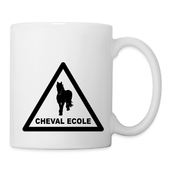 Espritrait cheval école - Mug