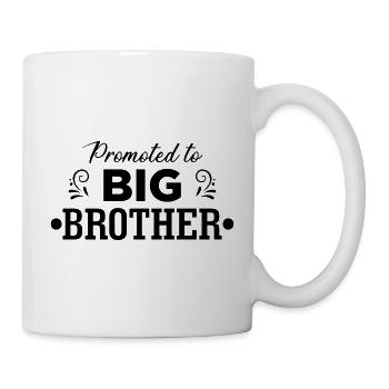 transporté au grand frère - Mug blanc - blanc - Droite