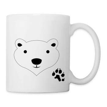 Polar Bear - Tasse - Weiß - Rechts