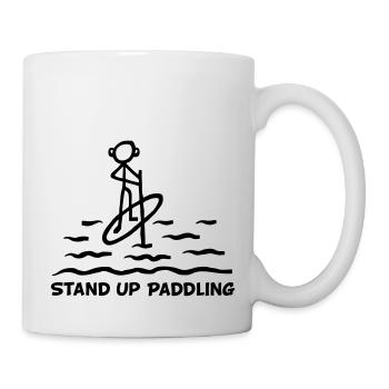 Stand Up Paddling - Tasse - Weiß - Rechts