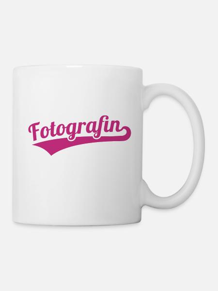 Fotografin - Tasse - Weiß