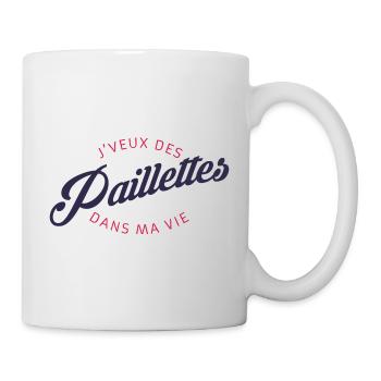 Glitter in my life - Mug - white - Right
