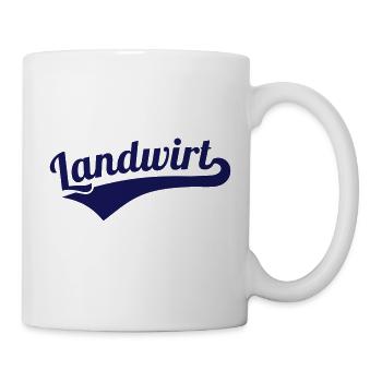 Landwirt - Tasse - Weiß - Rechts