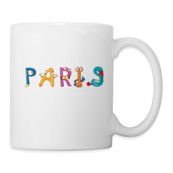 Paris - Tasse - Weiß - Rechts