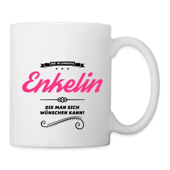 enkelin allerbeste - Tasse - Weiß - Rechts