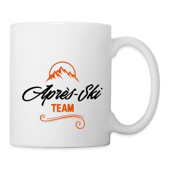 apres ski team - Tasse - Weiß - Rechts