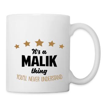 It's a malik name thing stars never under - Mug - white - Right