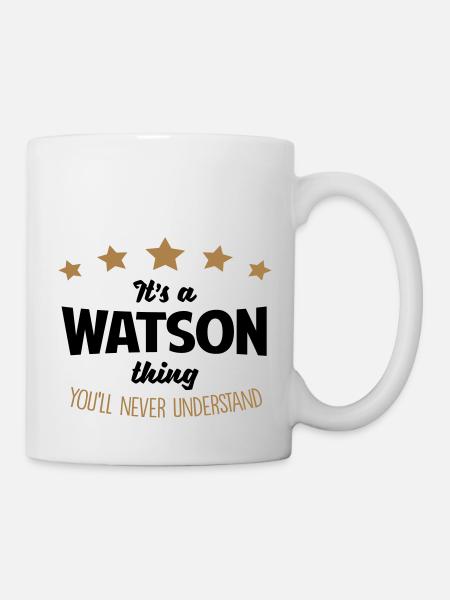 It's a watson name thing stars never unde - Mug - white