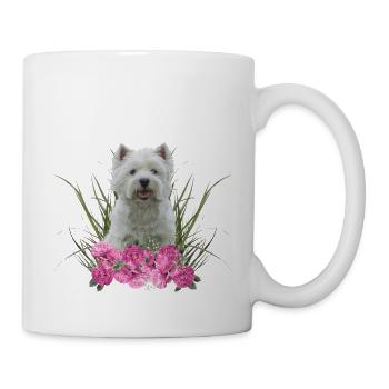 West Highland Terrier - Tasse - Weiß - Rechts