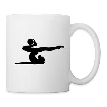 Gymnastik - Tasse - Weiß - Rechts