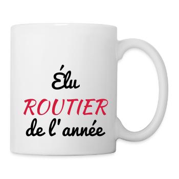 Trucker LKW Fahrer Routier Truck Camion Transport - Mug - white - Right