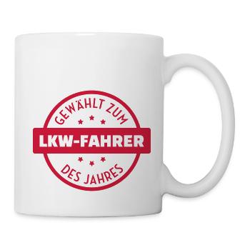 Trucker LKW Fahrer Routier Truck Camion Transport - Mug - white - Right