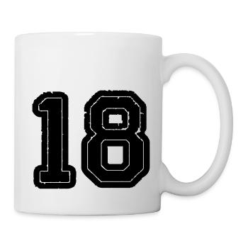 18 - Tasse - Weiß - Rechts
