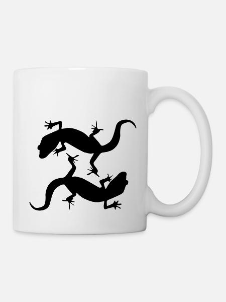 geckos design - Tasse - Weiß