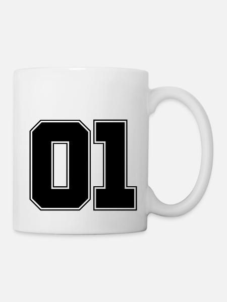 01 design - Tasse - Weiß