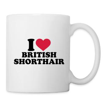 British shorthair cat - Mug - white - Right