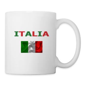 Fanartikel Italien - Tasse - Weiß - Rechts