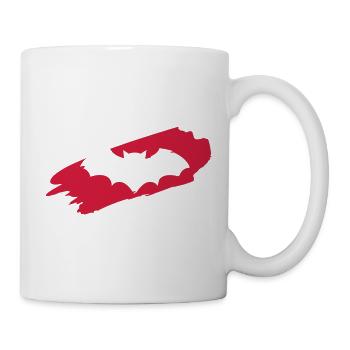 Fledermaus Halloween Geschenk - Tasse - Weiß - Rechts