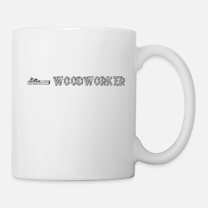 woodworker - Mug blanc - blanc
