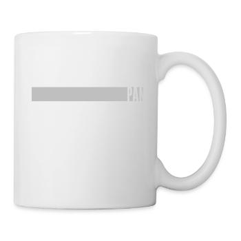Pan - Pansexuell als Streifen - Tasse - Weiß - Rechts