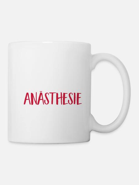 anästhesieclusterw - Tasse - Weiß