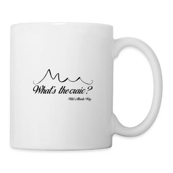 Wild Atlantic Way Ireland - What’s the craic? - Mug - white - Right