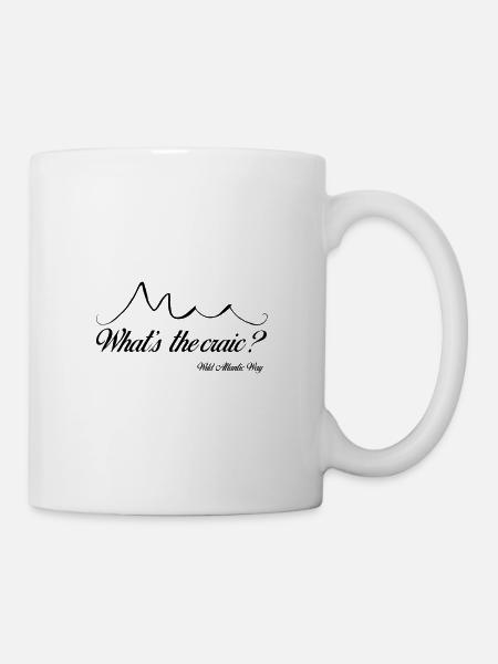 Wild Atlantic Way Ireland - Was ist der Wahnsinn? - Tasse - Weiß